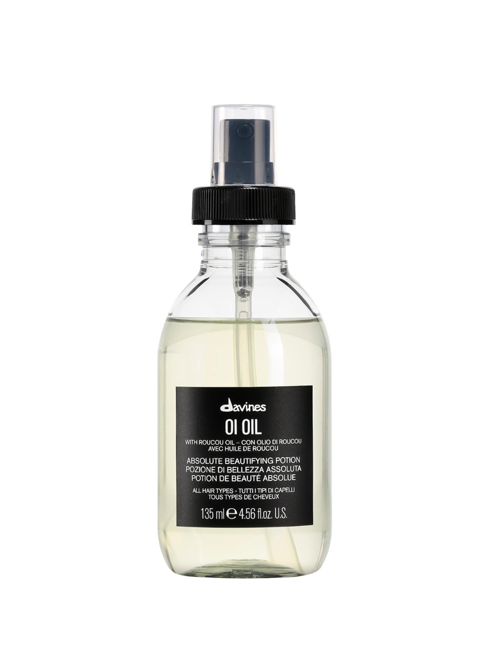 Davines OI Oil Lightweight Beautifying Hair Oil - Clear